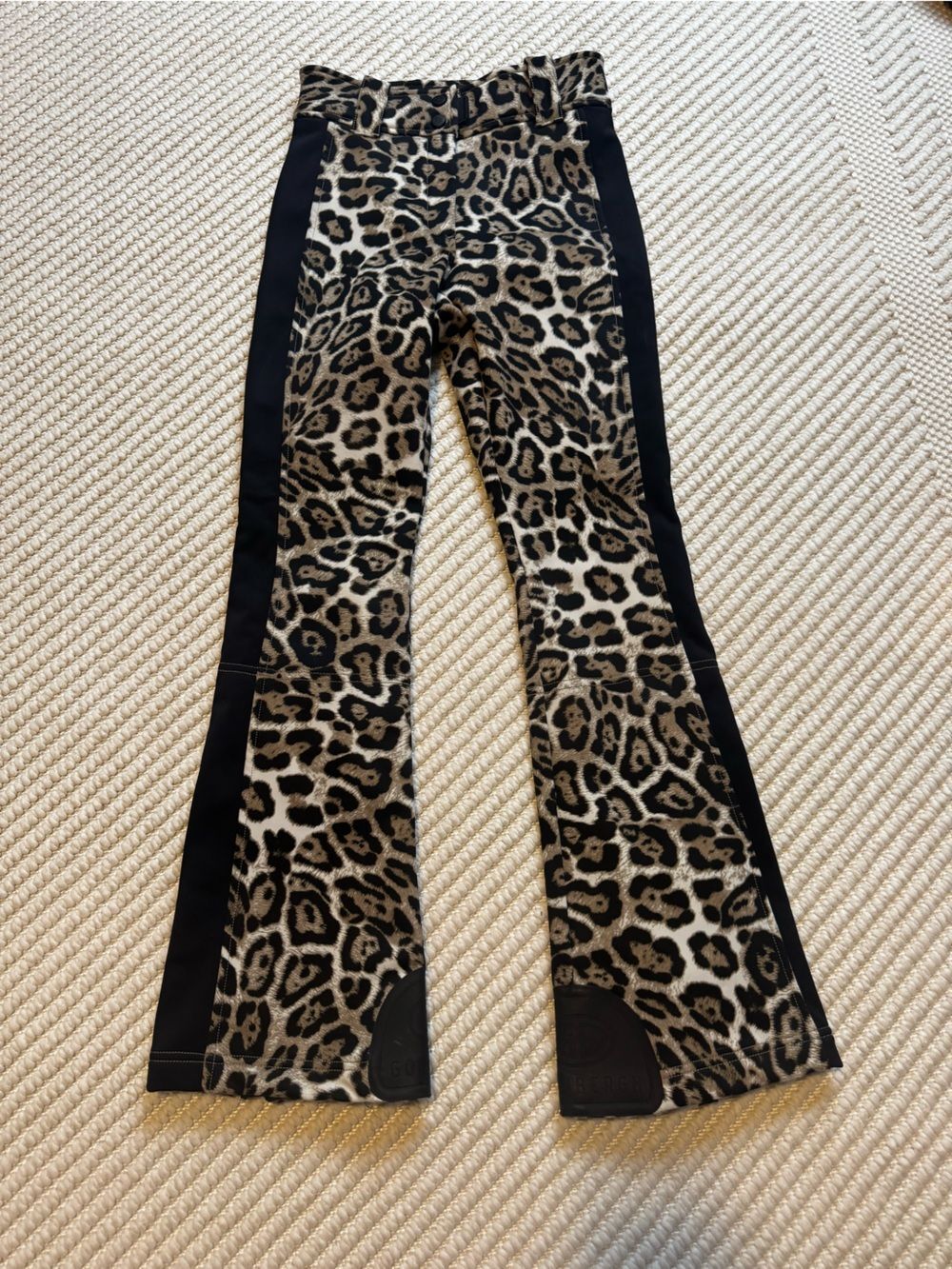 Goldbergh Pippa Roar Ski Pants Roar Minou Waterproof Jaguar Cheetah Print US 4
